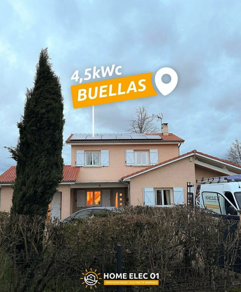 Installation solaire Buellas